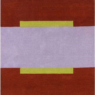 Finarte Umbra villamatto 170x170 cm lila/ruoste