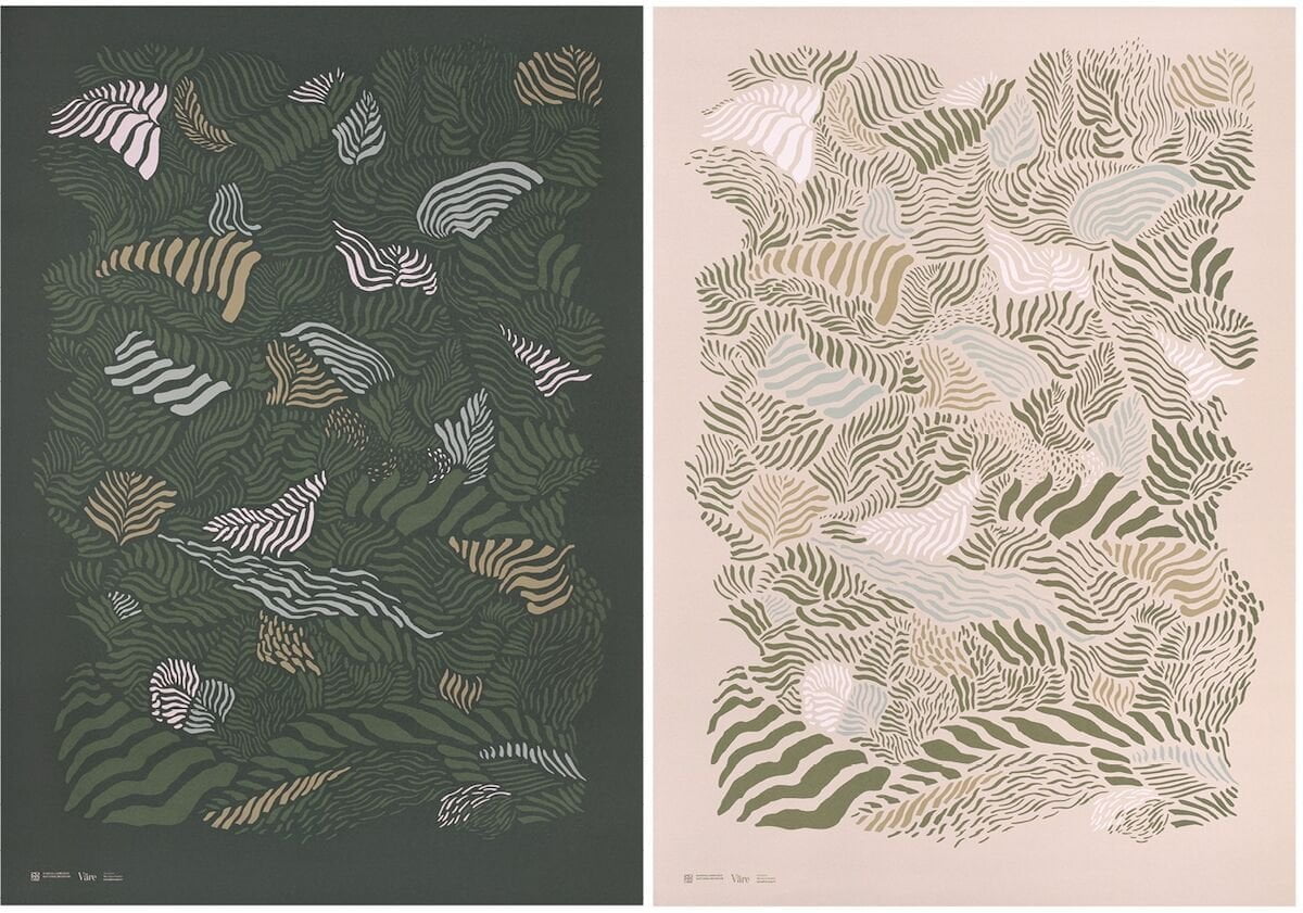 Finarte Väre julisteet 50x70 cm (2 kpl)