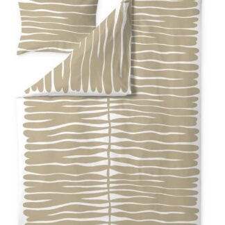 Finlayson Lehtihalaus satiinipussilakanasetti 150x210+50x60 cm beige