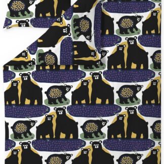 Finlayson Otso pussilakanasetti 150x210+50x60 cm tummansininen/keltainen/vihreä