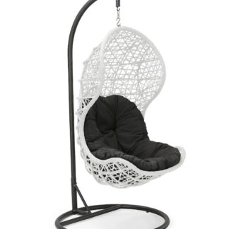 Ägget polyrottinki riippukeinu valkoinen