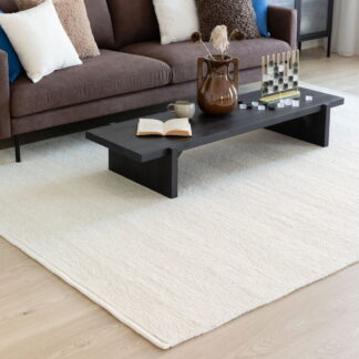 Haave villamatto 140x200 cm luonnonvalkoinen