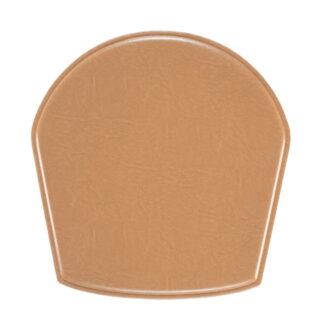 Hans K ZigZag nojatuolin pehmuste bonded nahka camel