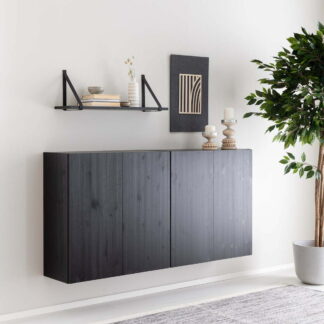 Havu kaappi 160x32 cm hiili