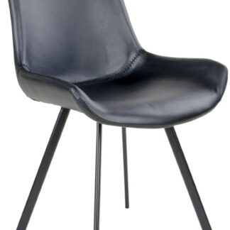 House Nordic Memphis tuoli musta PU-keinonahka