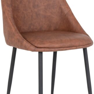 House Nordic Porto tuoli PU vintage ruskea