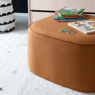 Hübsch Cube rahi 58x58x37 cm, oranssi