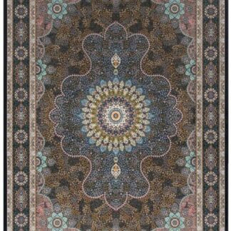 Riikinkukko matto 200x290 cm sininen/vihreä