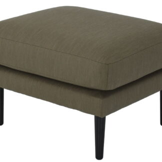 Kajo rahi 70x60 cm tummanvihreä Melva 39 kangas, mustat jalat