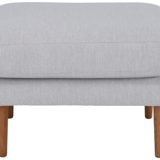 Kajo rahi 70x60 cm vaaleanharmaa Melva 83 kangas, tammi jalat