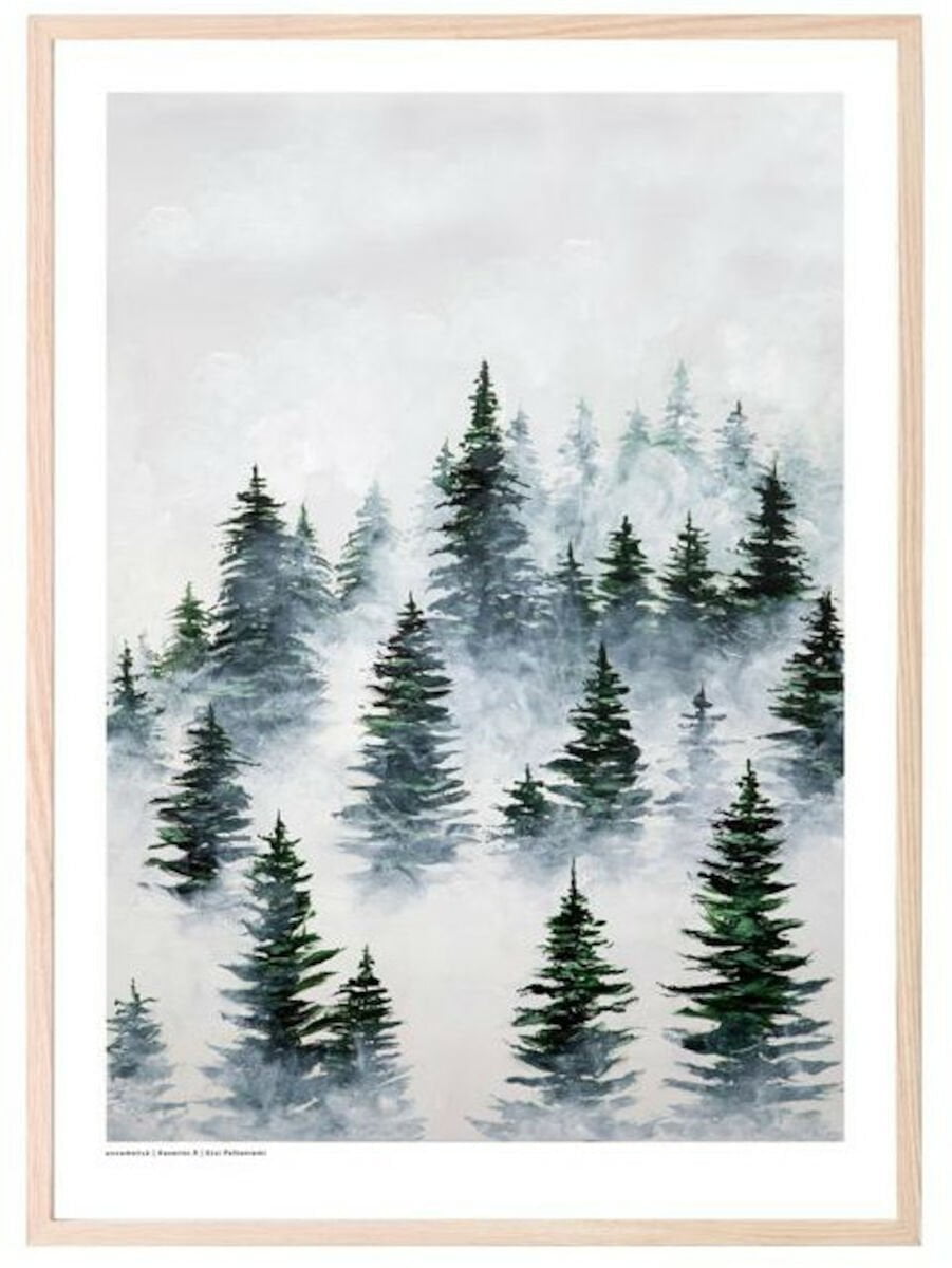 Kaverini Sella Usvametsä juliste 30x40 cm