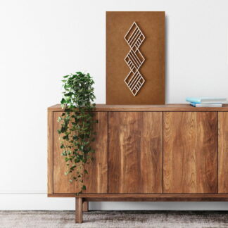 Koivuiset Leather Boho Vinouma taulu 37x57 cm konjakki