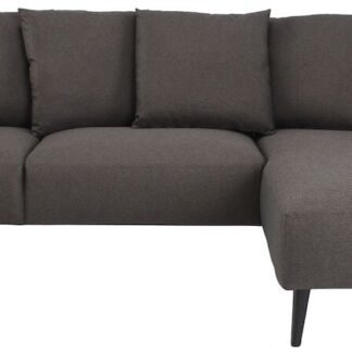 Laakso divaanisohva oikea tummanruskea Malmo 94, wenge jalat