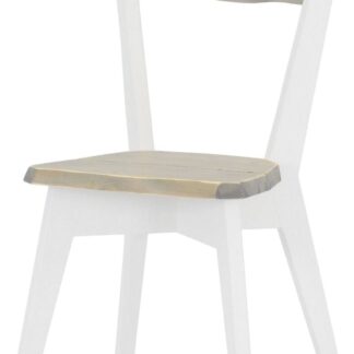 Lana tuoli valkoinen/harmaa