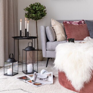 Narma mongolian lampaantalja 90 cm valkoinen