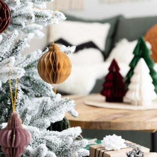 Paperipallot 3kpl 10 cm luonnonvärinen