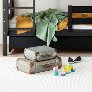 Pompula puuvillamatto 200x300 cm valkoinen