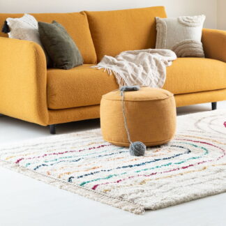 Rainbow matto 200x290 cm kerma/multi