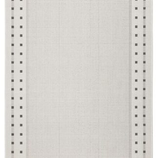 Ruutu matto 200x290cm valkoinen