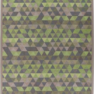 Narma Luke kaksipuolinen puuvillamatto vihreä 160x230 cm