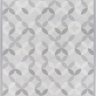 Narma Muusika kaksipuolinen puuvillamatto hopea 140x200 cm