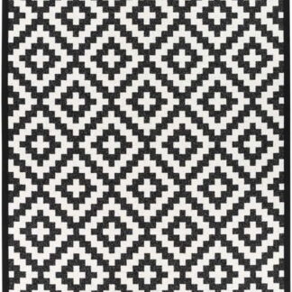 Narma Viki kaksipuolinen puuvillamatto musta 200x300 cm