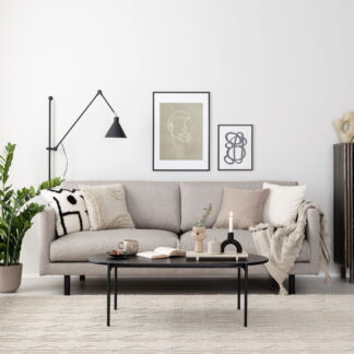 Toive 3,5-istuttava sohva hiekka stark, wenge jalat