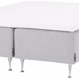 Unia Kulta runkopatjapaketti 160x200 L/XL luonnonkumi, shampanja jalat, v.harmaa