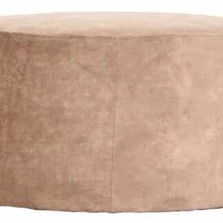 Helmi pyöreä samettirahi Ø60 cm tummanbeige Torre 4 kangas
