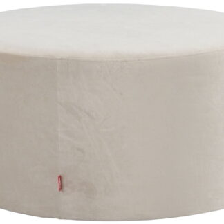 Helmi pyöreä samettirahi Ø80 cm beige Brunei 06 kangas