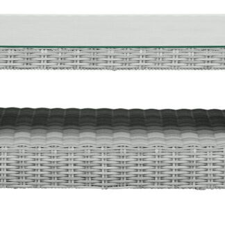 Vila Vinga sohvapöytä hiekan värinen polyrottinki/alumiini