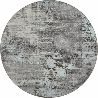 VM Carpet Rustiikki matto 160 cm pyöreä turkoosi 32 kantti 5951