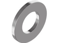 WASI Aluslevy M3 DIN 125 A ruostumaton A4, muoto A (ilman viistettä) 3mm, sisäpuolelta 3,2mm ulkopuolelta 7,0mm, korkeus 0,5mm - (1000 kpl.)