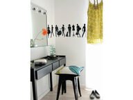 Ferm Living Fashion seinätarra, musta