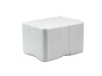 Termokassi 17 ltr 40x30x25 cm Coolsafe Medium med Låg EPS Hvid,1 Stk/krt