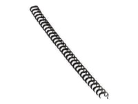 Spiralrygge Fellowes 3:1 wire 6 mm sort til 2-35 ark - (100 stk.)