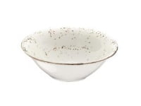 Kulho Bonna Grain 40 cl Ø16 cm Posliini Valkoinen ruskealla roiskeella,12 kpl/pkt