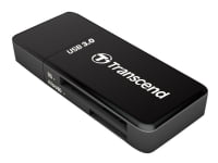 Transcend - Kortinlukija (SD, microSD, SDHC, microSDHC, SDXC, microSDXC, SDHC UHS-I, SDXC UHS-I) - USB 3.0