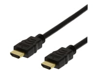Deltaco HDMI-1010D-FLEX, 1 m, HDMI-tyyppi A (vakio), HDMI-tyyppi A (vakio), 18,6 Gbit/s, Musta