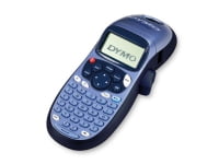DYMO LetraTag LT-100H - Etikettikone - S/H - suoralämpö - rulla (1,2 cm) - 160 dpi - jopa 7 mm/s - leikkuri - 1 tulostusrivi, 2 tulostusriviä, reaaliaikainen kello
