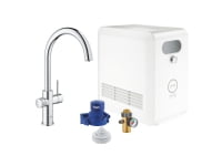 GROHE 31323002, Vakio, Kromi, Vipukahvat, Yksi, Tyyppi C, Keraaminen