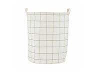House Doctor ruudullinen pyykkikori, 50 cm