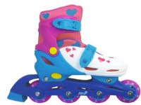 Sport1 ''Easy Roller'' Vaaleanpunaiset inline-luistimet Rullaluistimet lapsille koot 31-34