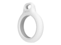 Belkin F8W973btWHT, Avaimenperä äänellä, Valkoinen, Naarmuuntumisenkestävä, 1 kpl, AirTag