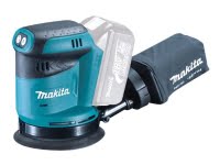Makita DBO180Z, Epäkeskohiomakone, 2,8 mm, Akku, Litiumioni (Li-Ion), 18 V, 1,7 kg - Ilman akkua ja laturia