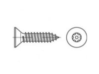 TOOLCRAFT TO-5380182 Sikkerhedsskruer 5,5 mm 25 mm Invendig torx 88115 Rustfrit stål A2 100 stk