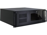 Inter-Tech IPC 4U-4088-S, Teline, Palvelin, Musta, ATX, mikro ATX, Mini-ITX, Terästä, 4U