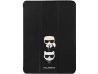 Karl Lagerfeld KLFC12OKCK iPad 12.9 Pro 2021 Book Cover musta/musta Saffiano Karl &amp Choupette Karl &amp Choupette