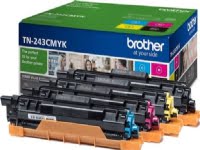 Brother TN-243CMYK, 1000 sivua, 1000 sivua, Musta, Syaani, Magenta, Keltainen, 1 kpl