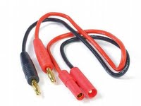 Ladekabel, Bananstik/HXT 4mm